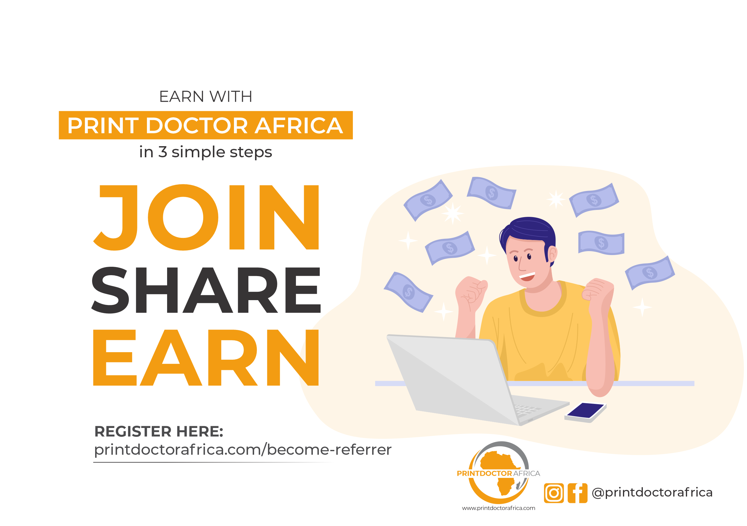 How to Use the Print Doctor Africa Referral System